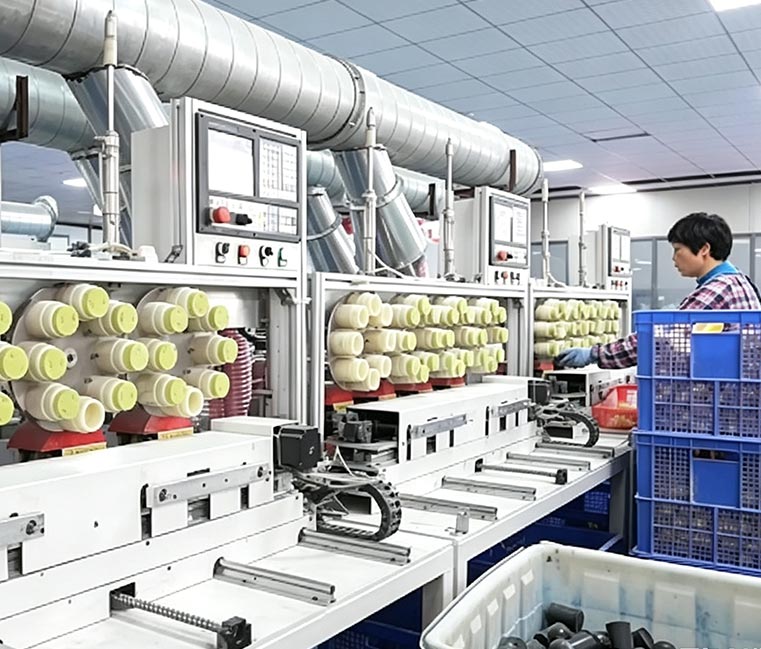 GAMBUR factory equipment and production floor